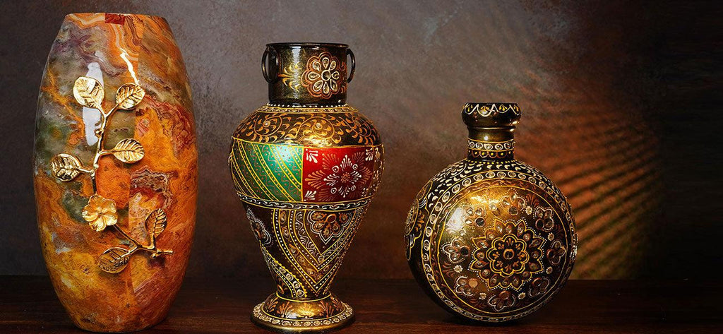 Brass Vase Decor Vase for Flowers Vase Vintage Vases Decor Vase