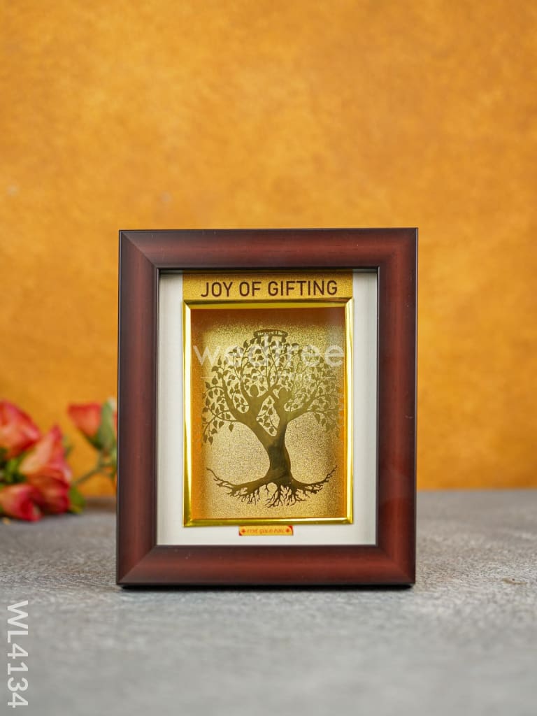 2D Tree Of Life - Gold Plated Frame Wl4134 Photoframes