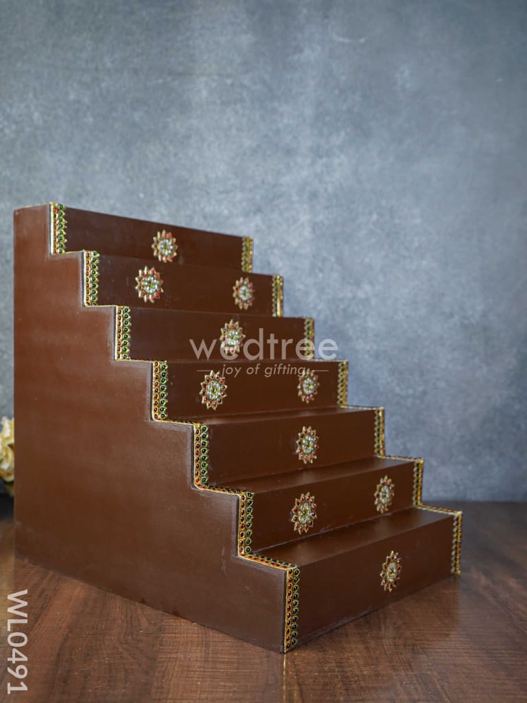 7 Step Golu Stand - Wl0491 Wooden Decor