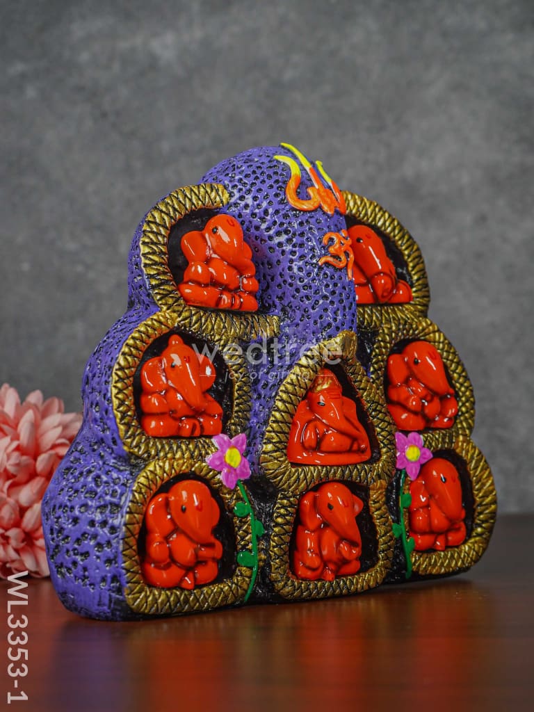 9 In 1 Ganesha Wall Hanging - Wl3353 Showpieces