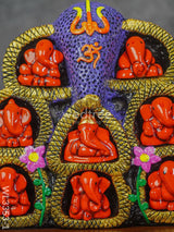 9 In 1 Ganesha Wall Hanging - Wl3353 Showpieces