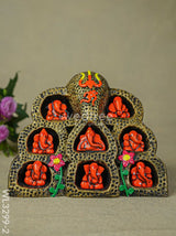 9 In 1 Ganesha Wall Hanging - Wl3299 2 Showpieces