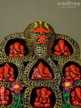 9 In 1 Ganesha Wall Hanging - Wl3299 Showpieces