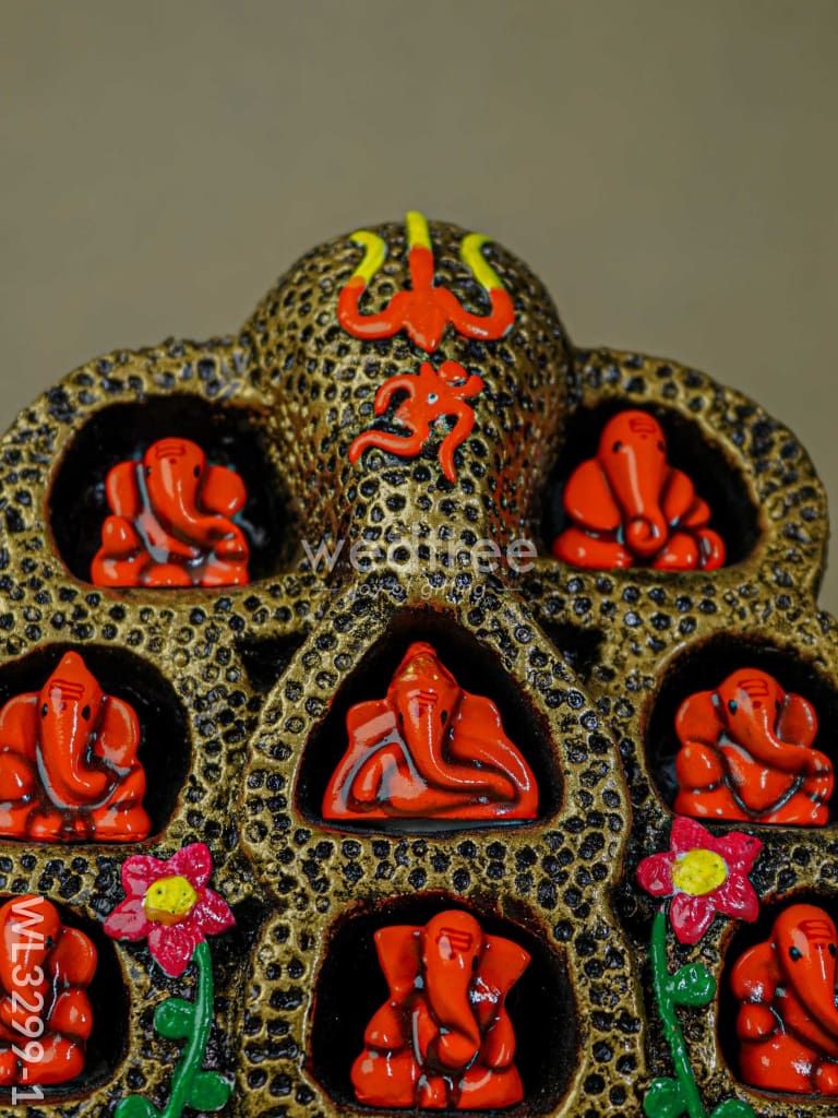 9 In 1 Ganesha Wall Hanging - Wl3299 Showpieces