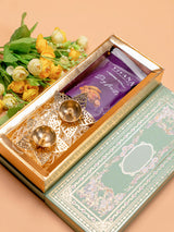 New Year Hamper 3 - Brass Diya and Dry Fruits - WH0037