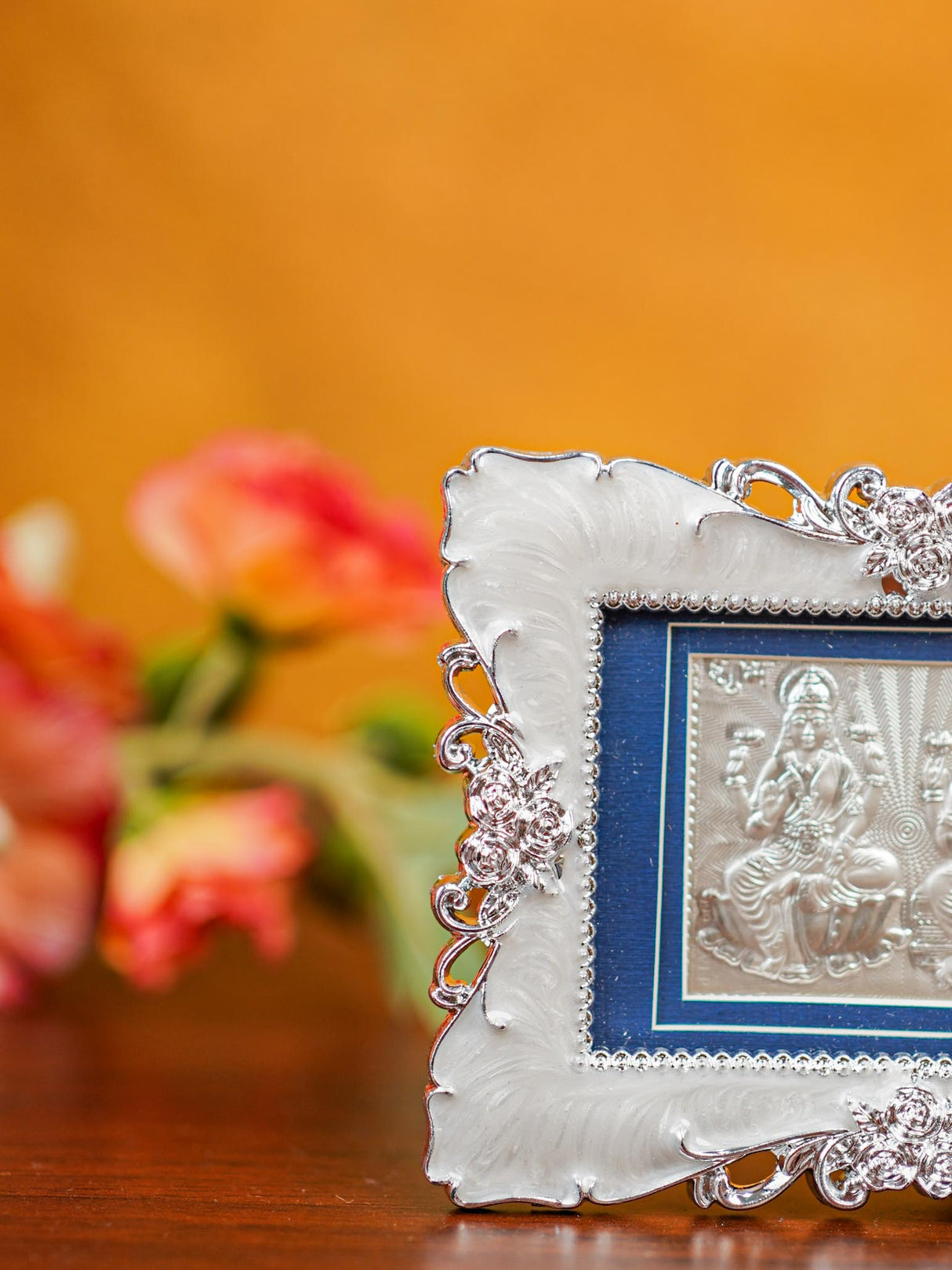 Lakshmi Ganesha 999 Silver Frame - WL4168