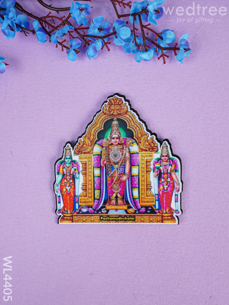 Aarupadai Murugan Fridge Magnet Set - Wl4405 Rg