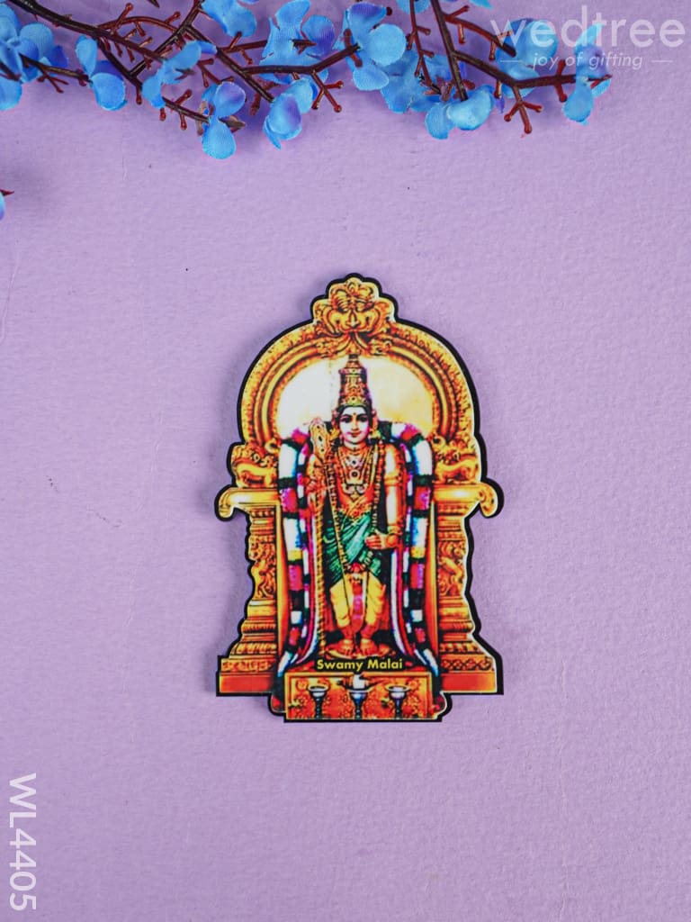 Aarupadai Murugan Fridge Magnet Set - Wl4405 Rg