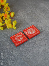 Aishwarya Kolam Design Glitter Laminated Manai - Wbg1381 Rg