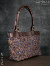 Ajrakh Printed Fabric Handbag - Wl1167 Regular Handbags