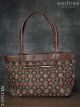 Ajrakh Printed Fabric Handbag - Wl1167 Regular Handbags