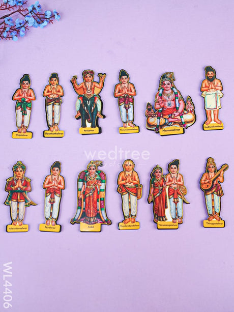 Alwars - Fridge Magnet Set Wl4406 Rg