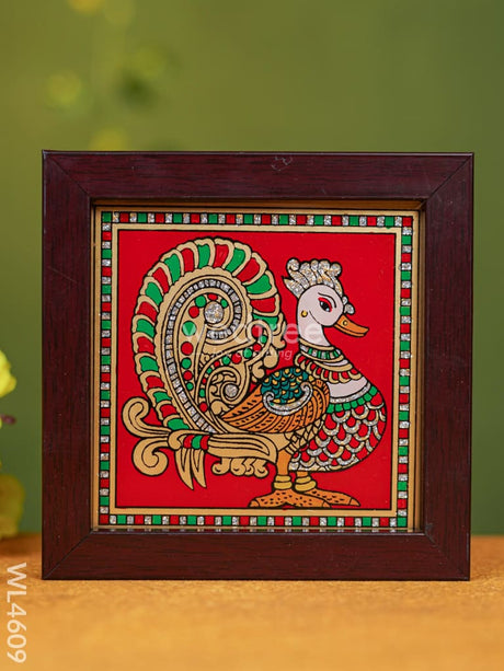 Annapakshi Reverse Glass Painting Frame - 4X4 Inch Wl4609 Frames