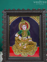 Annapoorani Photo Frame With Tanjore Art Work - Flat (Gold Foil) 8 X 6 Inch Wl4424 Painting