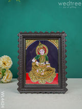 Annapoorani Photo Frame With Tanjore Art Work - Flat (Gold Foil) 8 X 6 Inch Wl4424 Painting