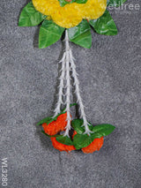 Leaf With Floral Wall Hanging - Set Of 2 Wl3280 Thorans