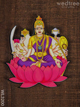 Ashtalakshmi Fridge Magnet Set - Wl3200 Wooden Decor