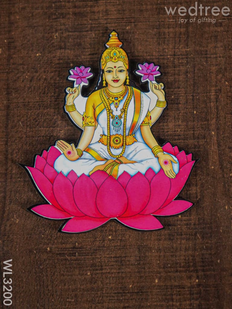 Ashtalakshmi Fridge Magnet Set - Wl3200 Wooden Decor