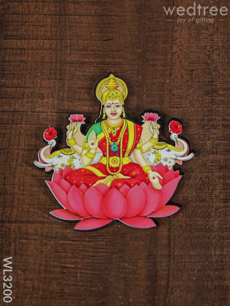 Ashtalakshmi Fridge Magnet Set - Wl3200 Wooden Decor