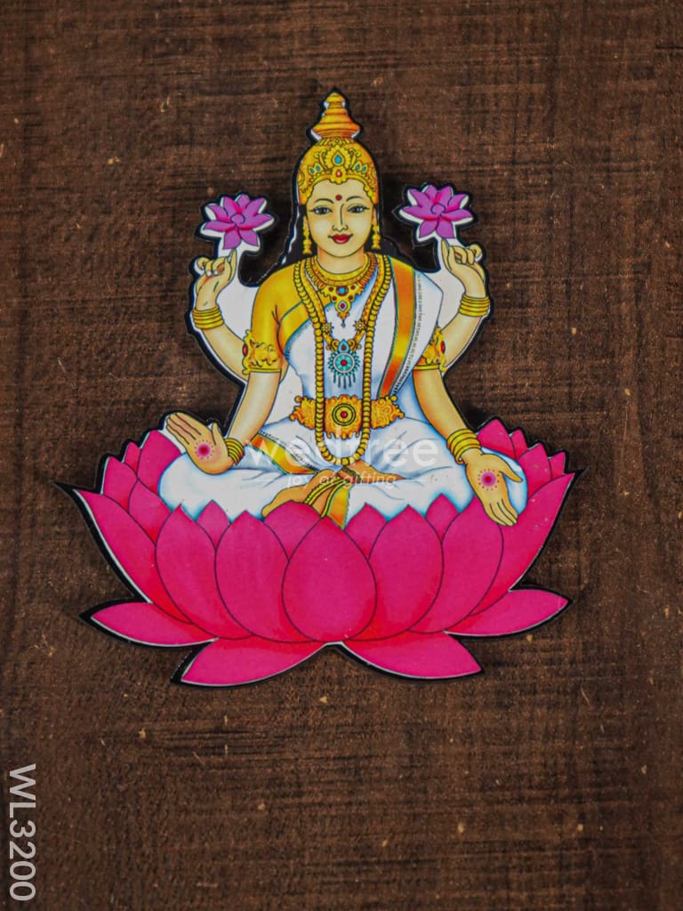 Ashtalakshmi Fridge Magnet Set - Wl3200 Wooden Decor