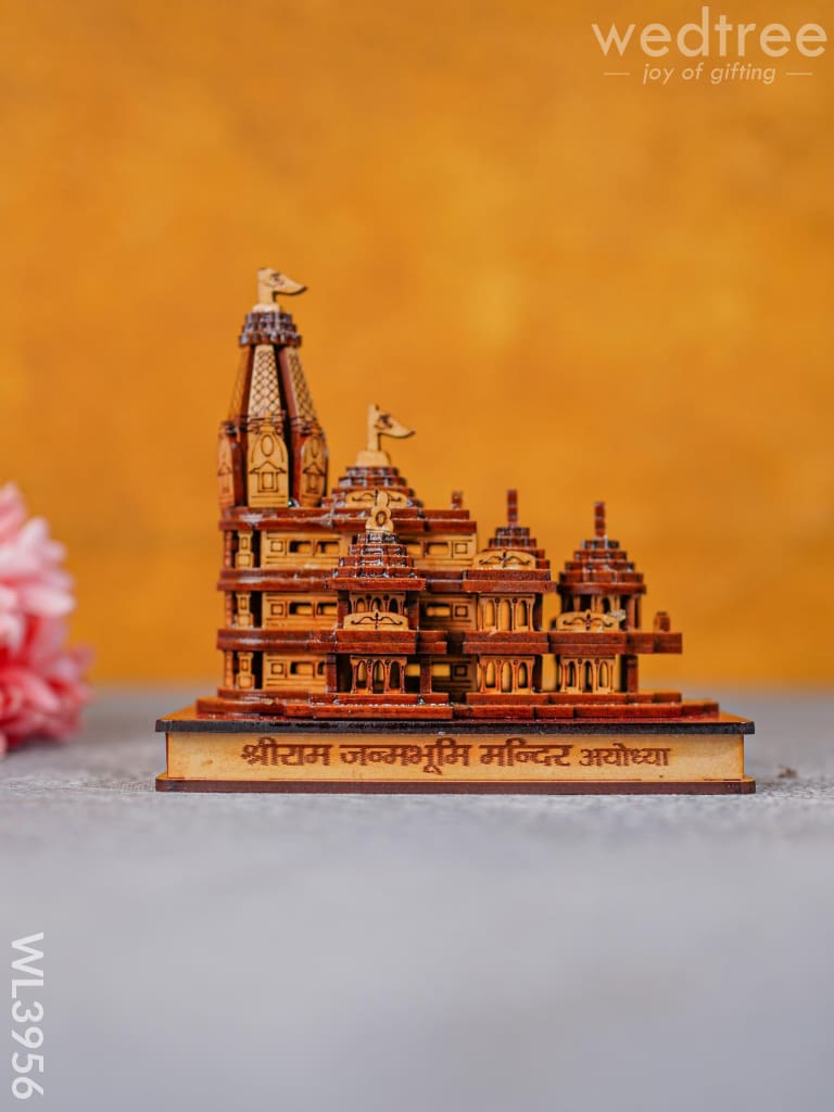 Ayodhya Temple - Wl3956 Wooden Decor