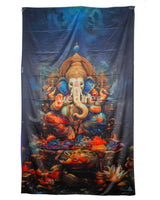 Back Drop Ganesha Design - Wl4214 Pooja Utilities