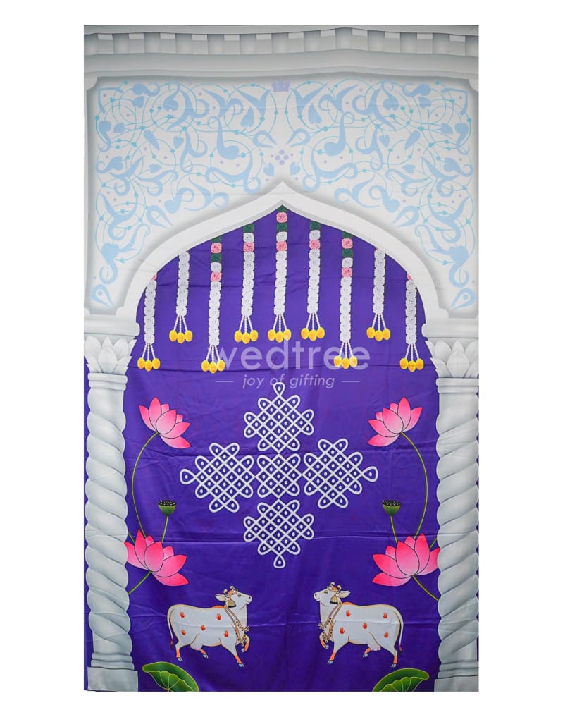 Back Drop Pichwai Design - Wl4215 Pooja Utilities