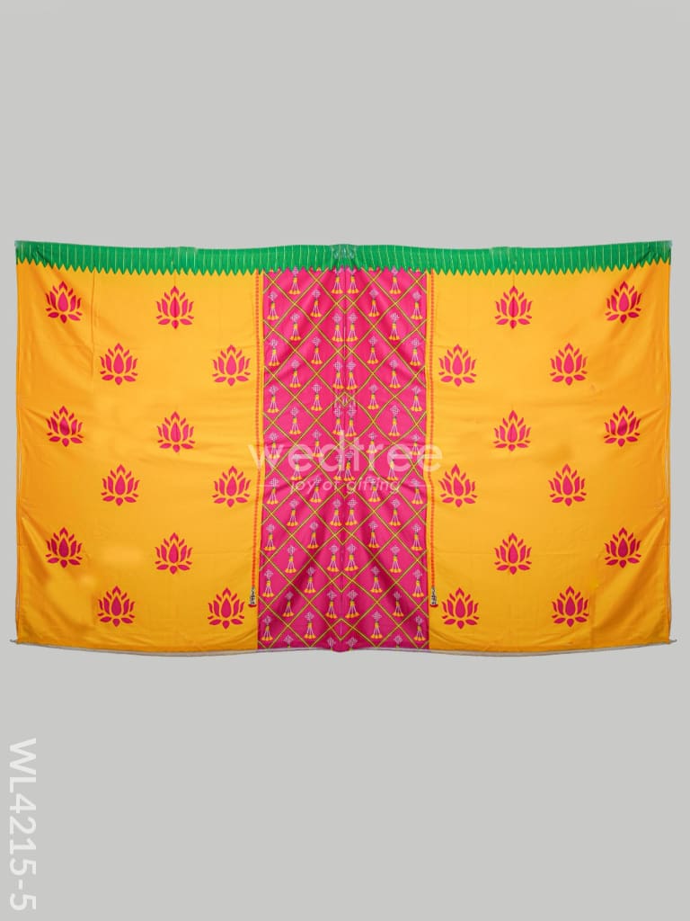 Back Drop Pichwai Design - Wl4215 Lotus Prints Pooja Utilities