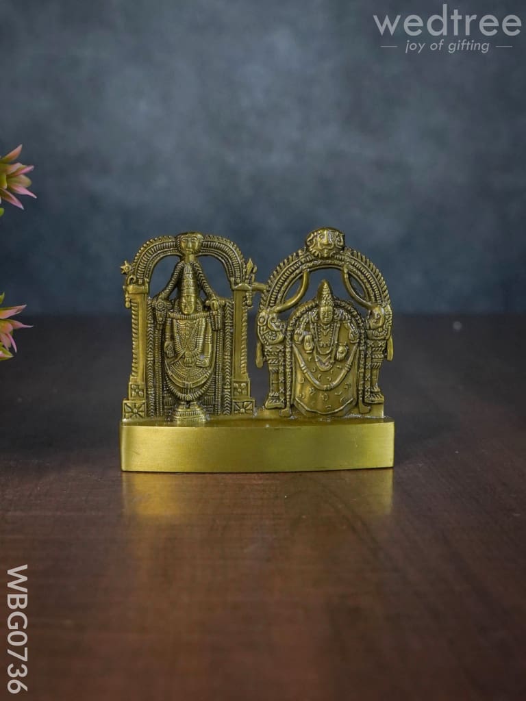 Balaji Padmavathi Thayar Murthi - Antique Finish Wbg0736 Divine Figurines