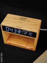 Bamboo Multifunctional Wireless Charging Junction - Wl4009 Personalised Gifts