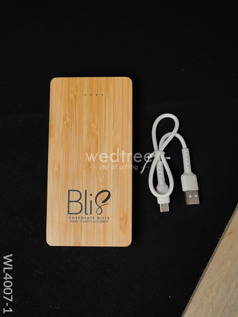 Bamboo Power Bank - Wl4007 Personalised Gifts