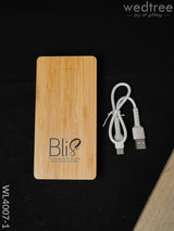 Bamboo Power Bank - Wl4007 Personalised Gifts