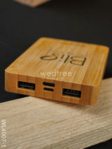 Bamboo Power Bank - Wl4007 Personalised Gifts