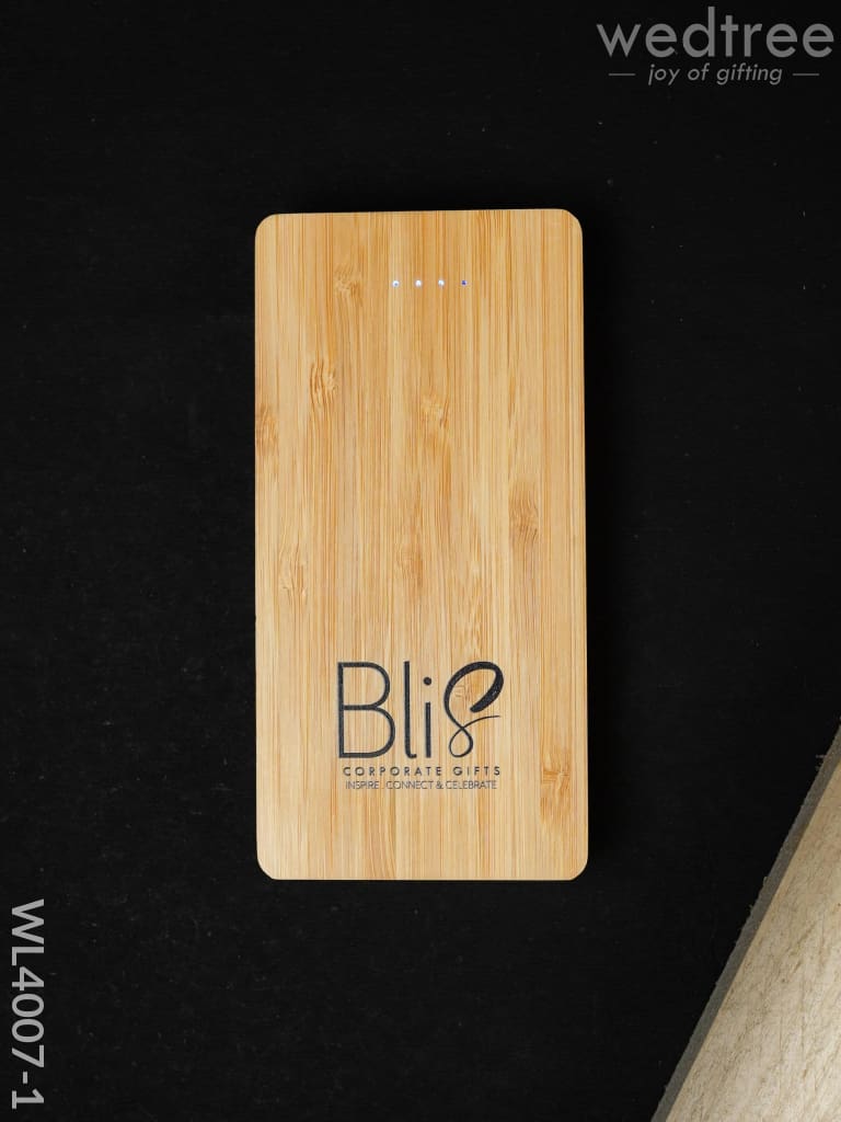 Bamboo Power Bank - Wl4007 Personalised Gifts