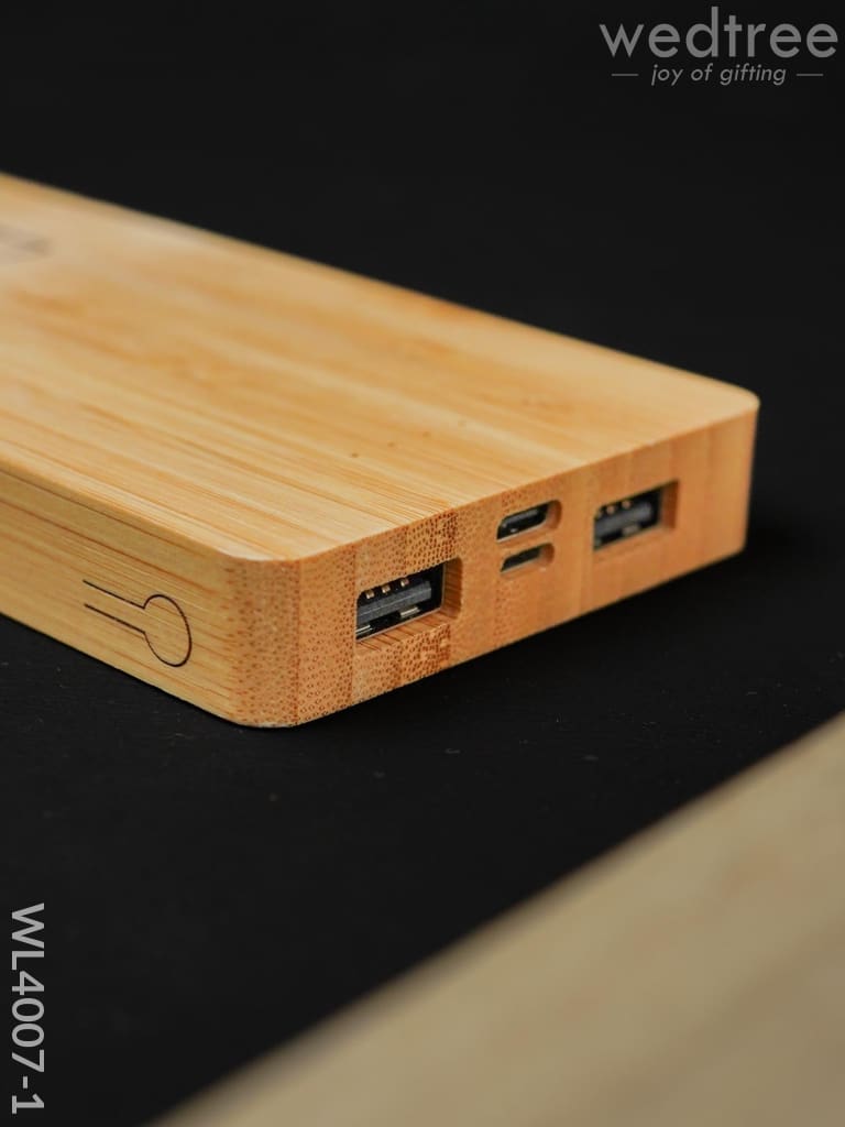 Bamboo Power Bank - Wl4007 Personalised Gifts