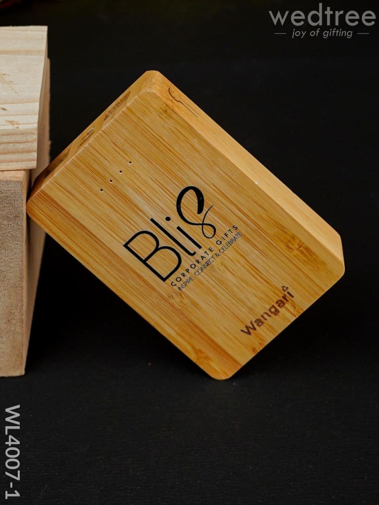 Bamboo Power Bank - Wl4007 Personalised Gifts