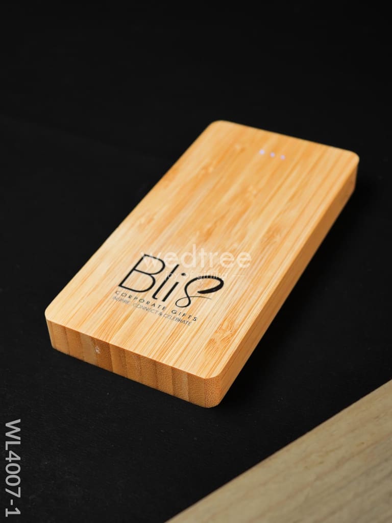 Bamboo Power Bank - Wl4007 Personalised Gifts