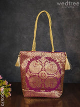 Banarasi Handbag ( 10 X 10) - Wbg0670 Hand Bags