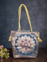 Banarasi Handbag ( 10 X 10) - Wbg0670 Hand Bags