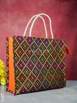 Banarasi Jute Bag - Wbg1092 Bags