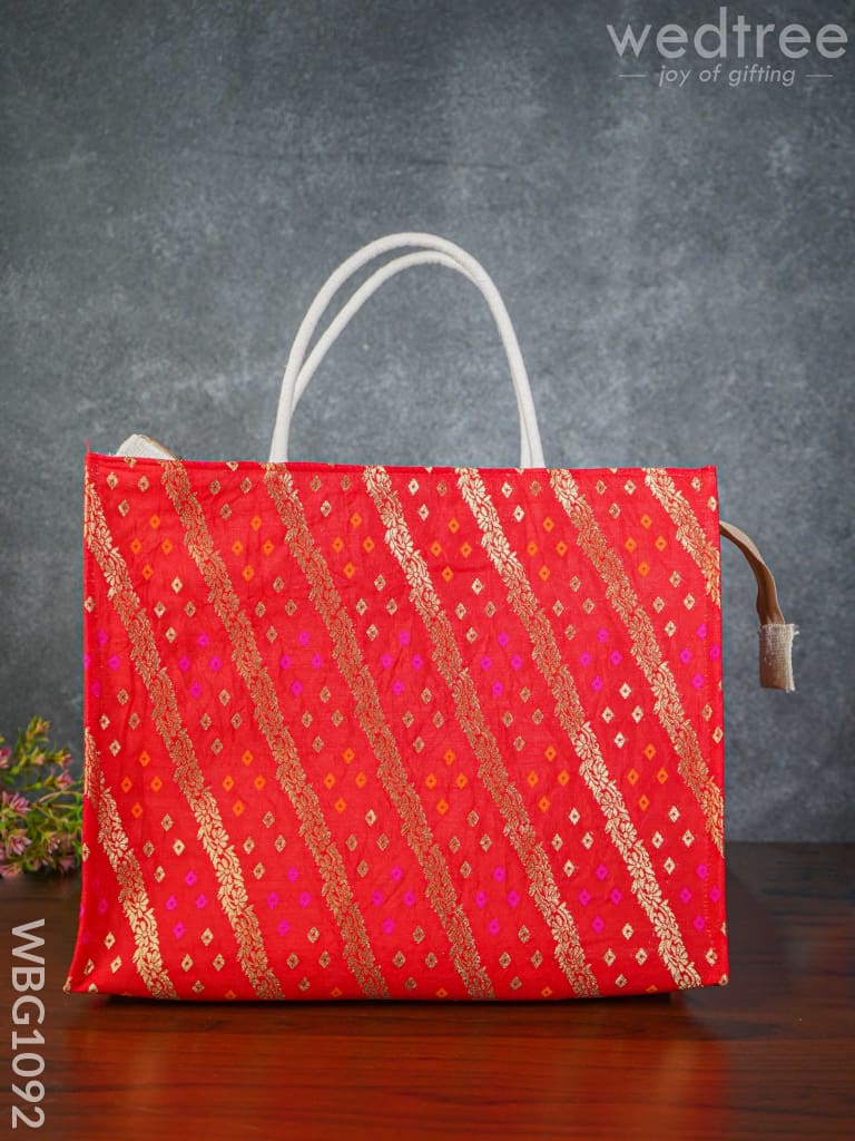 Banarasi Jute Bag - Wbg1092 Bags