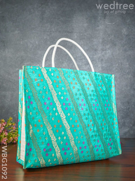 Banarasi Jute Bag - Wbg1092 Bags