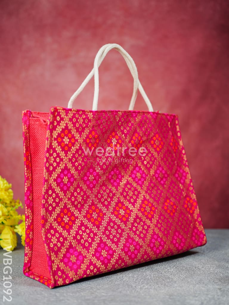 Banarasi Jute Bag - Wbg1092 Bags