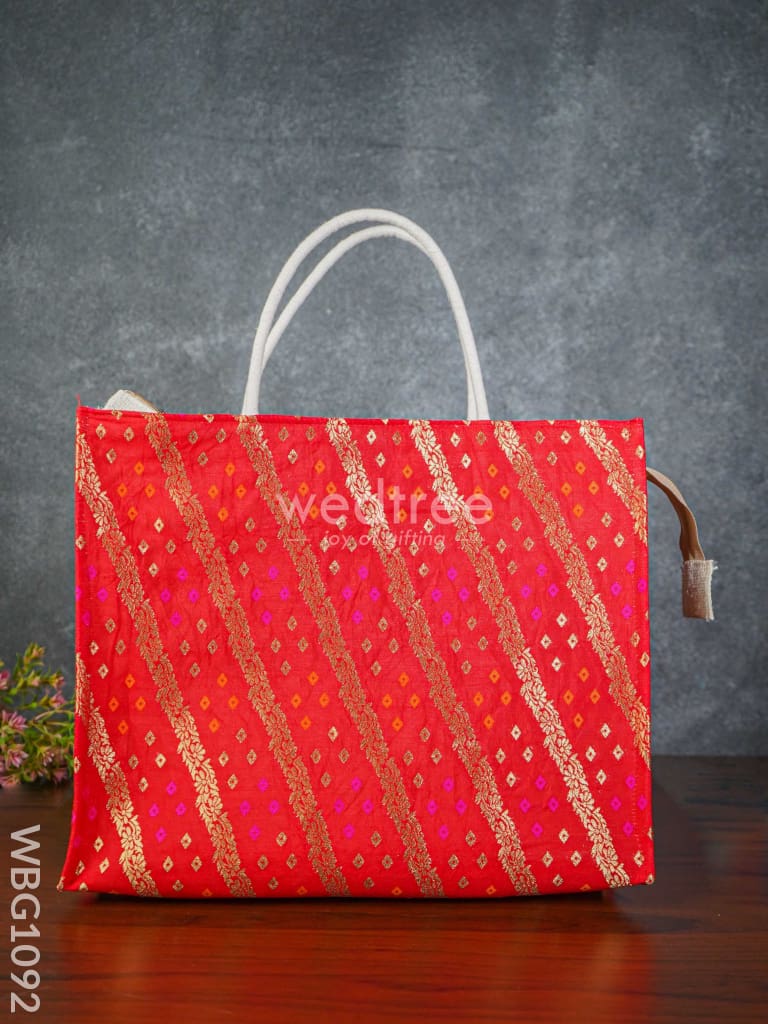 Banarasi Jute Bag - Wbg1092 Bags