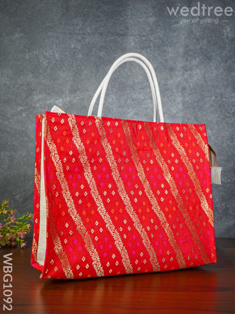 Banarasi Jute Bag - Wbg1092 Bags