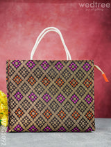 Banarasi Jute Bag - Wbg1092 Bags