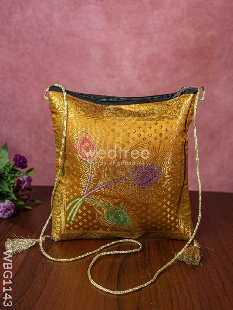 Banarasi Sling Bag - Wbg1143 Hand Bags