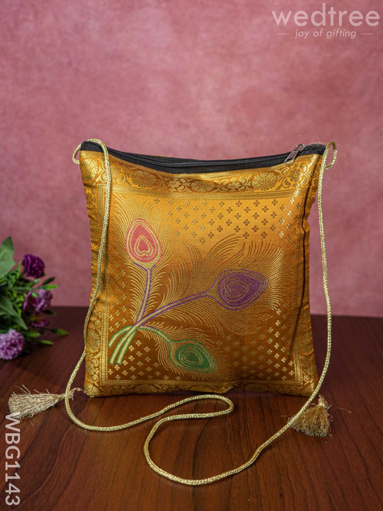 Banarasi Sling Bag - Wbg1143 Hand Bags