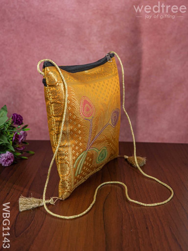 Banarasi Sling Bag - Wbg1143 Hand Bags