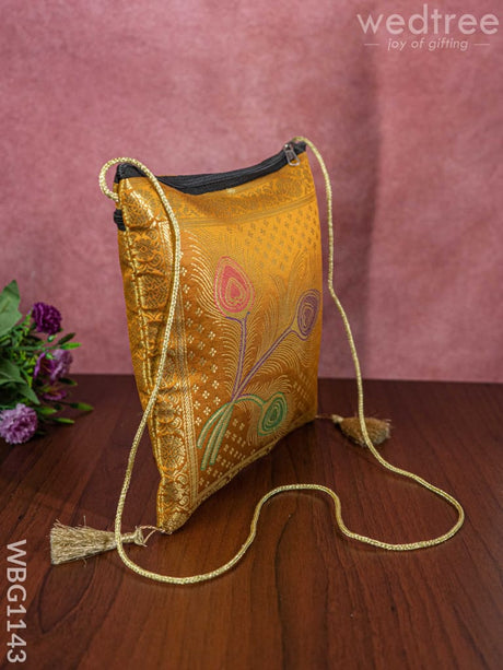 Banarasi Sling Bag - Wbg1143 Hand Bags